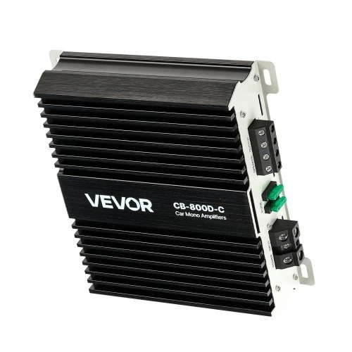 VEVOR Monoblokinis automobilinis stiprintuvas, 800W RMS, 1/2/4 Ω, 1 kanalo Class D