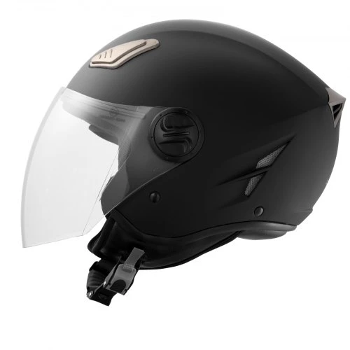 VEVOR Motociklininko šalmas, 3/4 tipo, ABS, su Bluetooth ryšiu, keičiamu lęšiu, dydis L, MD-202