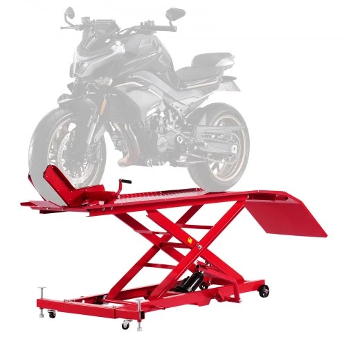 VEVOR Motociklo keltuvas, 1000 lb, 8,6–31 col., su saugos užraktu