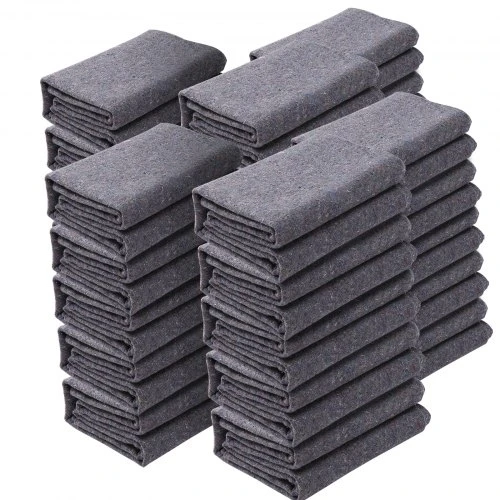 Koduva VEVOR moving blankets, 182,9 x 137,2 cm, 24 vnt., iš perdirbtos medvilnės