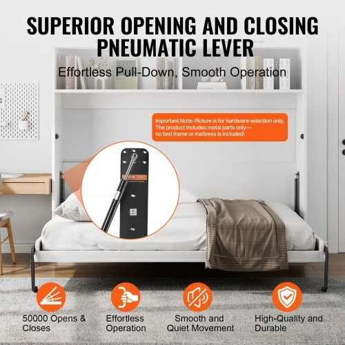 VEVOR Murphy bed kit, pilno dydžio, YFHFU243