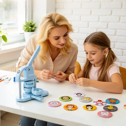 VEVOR Mygtukų gaminimo priedai, 50 rinkinių, 58 mm magnetiniai mygtukų komponentai