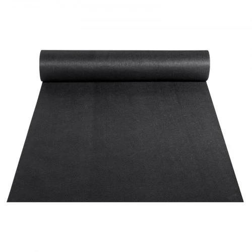 VEVOR Neaustinė geotekstilės danga po žvyru, 6x50 pėdų, 8OZ, juoda