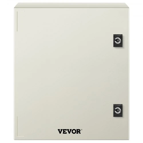 VEVOR NEMA 4X stiklo pluošto elektros dėžė, 40 x 30 x 20 cm, IP66, su montavimo plokšte