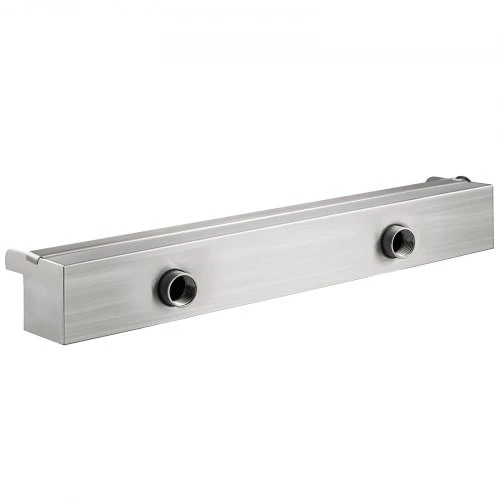 Koduva VEVOR nerūdijančio plieno baseino krioklio spillway su LED juosta, 60 x 11,5 x 8 cm