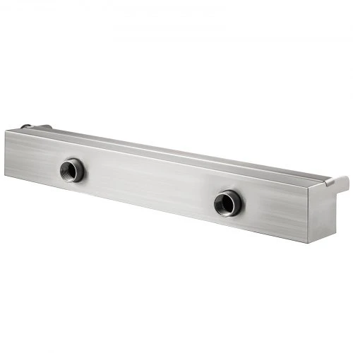 Koduva VEVOR nerūdijančio plieno baseino krioklio spillway su LED juosta, 60 x 11,5 x 8 cm