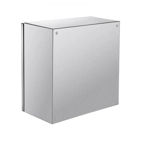 VEVOR Nerūdijančio plieno elektros dėžė NEMA 4X, 300 x 300 x 200 mm, IP66, su montavimo plokšte
