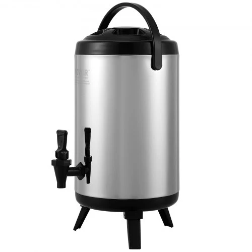VEVOR Nerūdijančio plieno izoliuotas gėrimų dozatorius, 2 gal. 7,6 l