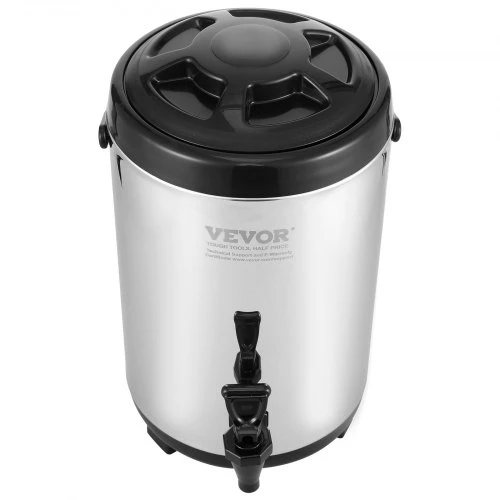 VEVOR Nerūdijančio plieno izoliuotas gėrimų dozatorius, 2 gal. 7,6 l