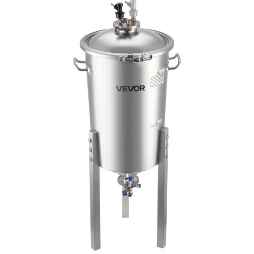 VEVOR Nerūdijančio plieno kūginis fermenteris, 30 l, namų alaus ir vyno fermentacijai