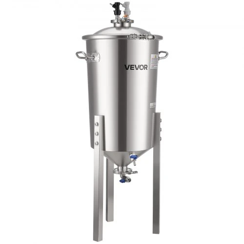 VEVOR Nerūdijančio plieno kūginis fermenteris, 30 l, namų alaus ir vyno fermentacijai