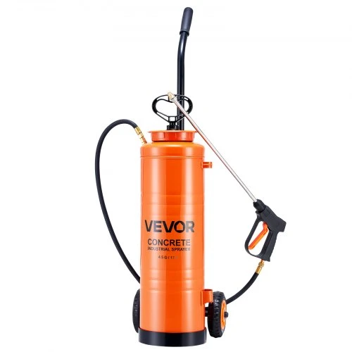 VEVOR Nerūdijančio plieno purkštuvas 17 l, oranžinis