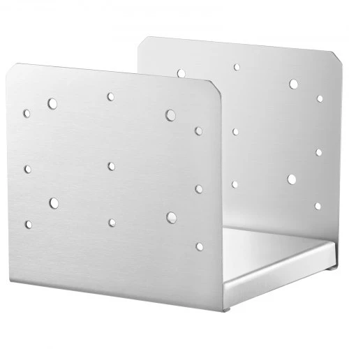 Koduva VEVOR nerūdijančio plieno reguliuojamas stulpo pagrindas, 203,2 x 203,2 mm