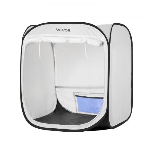 VEVOR Nešiojama dažymo kabina, 720 x 725 x 750 mm, išskleidžiama, su tinkliniu durų tinkleliu