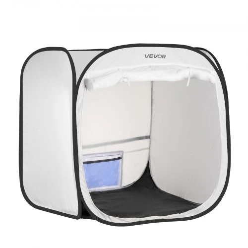 VEVOR Nešiojama dažymo kabina, 720 x 725 x 750 mm, išskleidžiama, su tinkliniu durų tinkleliu