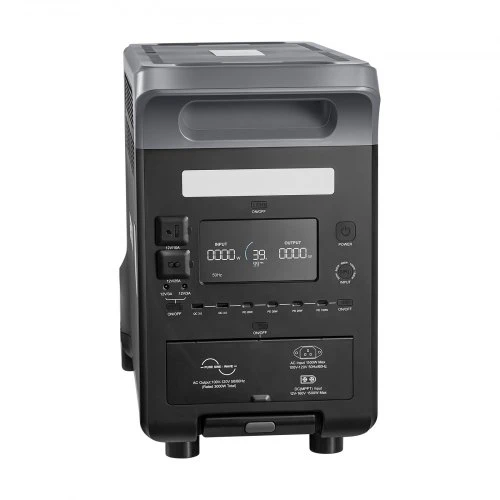 VEVOR Nešiojama elektrinė su 2 x 200 W saulės panelėmis, 3000 W, 3072 Wh
