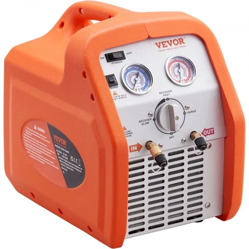 VEVOR Nešiojama šaltnešio atgavimo mašina, 3/4 HP, 220–240 V