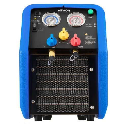 VEVOR Nešiojama šaltnešio susigrąžinimo mašina, 1 HP, 220 V, 50 Hz, dviejų cilindrų