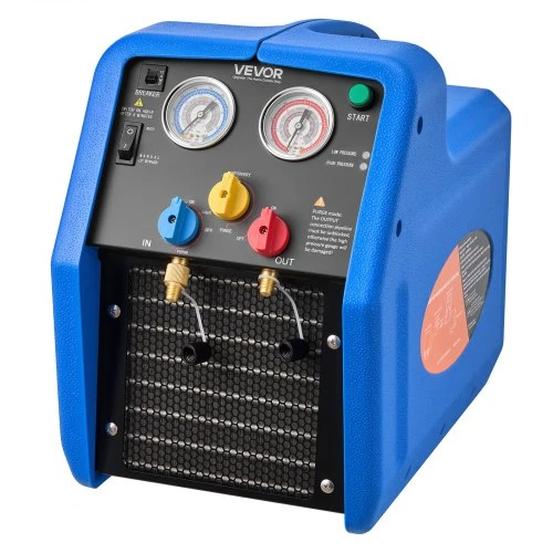 VEVOR Nešiojama šaltnešio susigrąžinimo mašina, 1 HP, 220 V, 50 Hz, dviejų cilindrų
