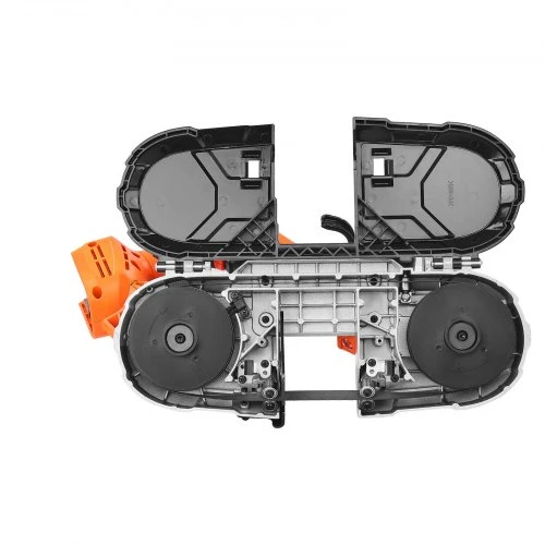 VEVOR Nešiojamas juostinis pjūklas BW2110, 65 x 65 mm pjovimo gylis, 360 W, 20 V