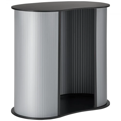 VEVOR Nešiojamas parodų podiumo stalas, 90 × 49 × 94 cm, sulankstomas prekybos ir reklaminis stalelis su krepšiu