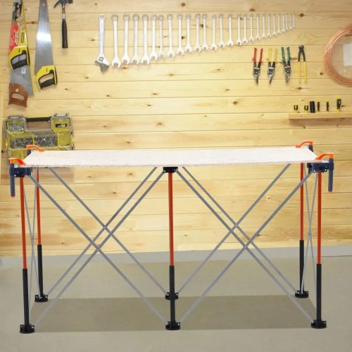 VEVOR Nešiojamas sulankstomas darbo stovas, 1266 x 665 mm, 1135 kg, be surinkimo