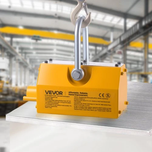 Koduva VEVOR nuolatinis magnetinis keltuvas, 1000 kg, su atleidimo rankena ir plieniniu kabliu
