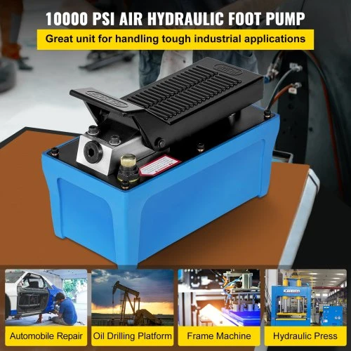 Koduva VEVOR oro hidraulinis siurblys, 10 000 PSI, 1,6 l, kojinis valdymas