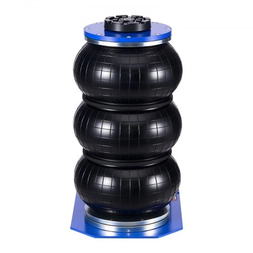 VEVOR Oro keltuvas, 3 t trigubas oro pagalvės keltuvas, iki 450 mm, su plieniniais vamzdžiais ir gumine trinkele
