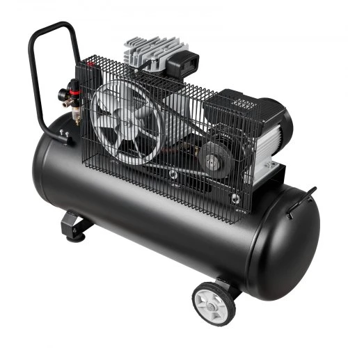 Koduva VEVOR oro kompresorius 100 l, 3 kW, su diržine pavara, ant ratukų