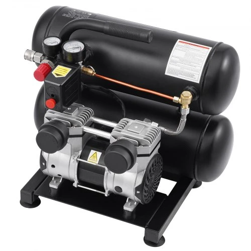 VEVOR Oro kompresorius, 18 l plieno bakas, 1 HP, 650 W, be alyvos, 120 PSI
