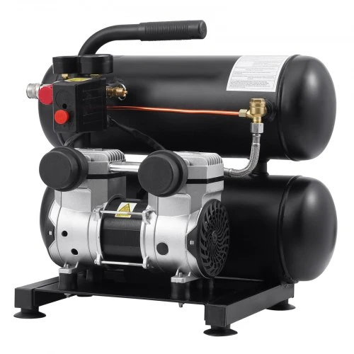 VEVOR Oro kompresorius, 18 l plieno bakas, 1 HP, 650 W, be alyvos, 120 PSI
