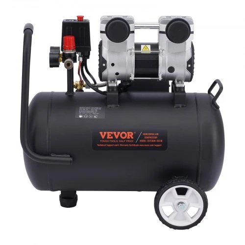 Koduva VEVOR oro kompresorius, 30 l plieno bakas, 1 HP, 650 W, 120 PSI, be alyvos