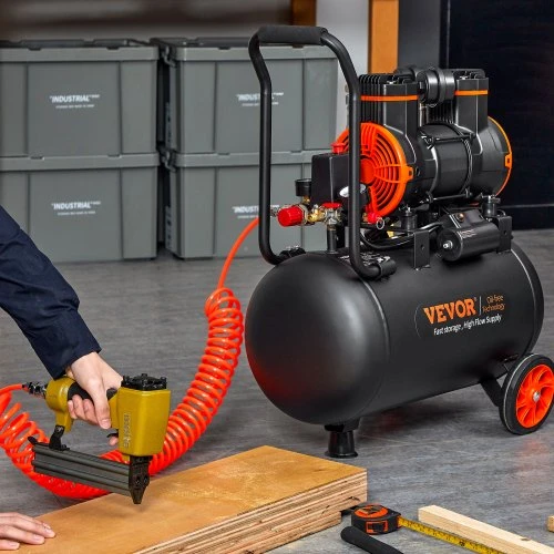 Koduva VEVOR oro kompresorius 35 L, 1800 W, 5.12 CFM@ 90PSI, 70 dB, be alyvos
