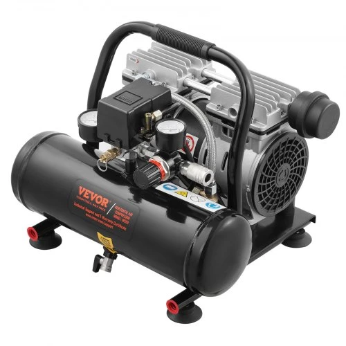 Koduva VEVOR oro kompresorius, 4 l plieno bakas, 1 HP, 635 W, 68 dB, JR550GJ4L