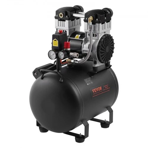 Koduva VEVOR oro kompresorius, 40 l plieno bakas, 2 AG, 5,3 CFM, be alyvos, 125 PSI, 78 dB
