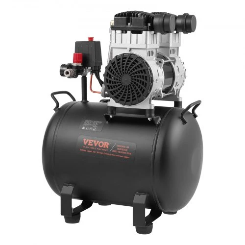 Koduva VEVOR oro kompresorius, 40 l plieno bakas, 2 AG, 5,3 CFM, be alyvos, 125 PSI, 78 dB