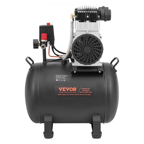 Koduva VEVOR oro kompresorius, 40 l plieno bakas, 2 AG, 5,3 CFM, be alyvos, 125 PSI, 78 dB