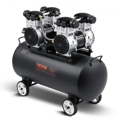 Koduva VEVOR oro kompresorius, 75 l plieno bakas, 4 HP, 125 PSI, 78 dB, FB1500D0-20C80