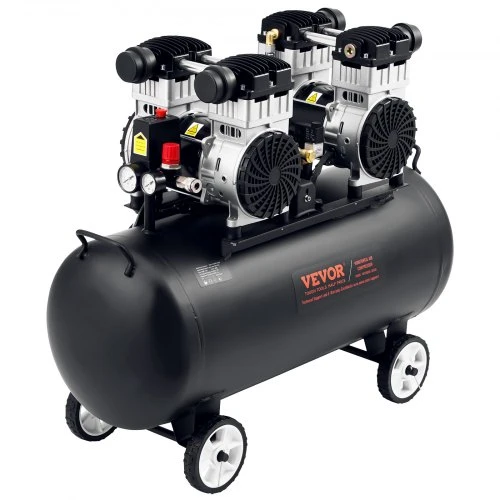 Koduva VEVOR oro kompresorius, 75 l plieno bakas, 4 HP, 125 PSI, 78 dB, FB1500D0-20C80