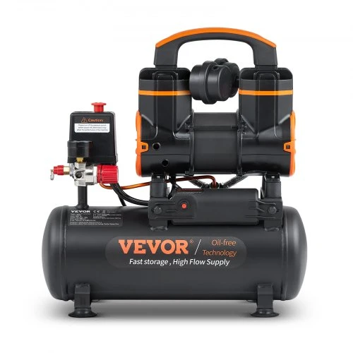Koduva VEVOR oro kompresorius 8 l, 900 W, 70 dB, be alyvos