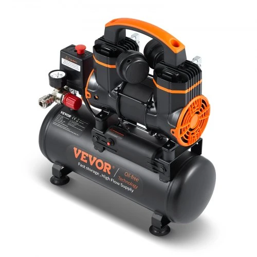 Koduva VEVOR oro kompresorius 8 l, 900 W, 70 dB, be alyvos