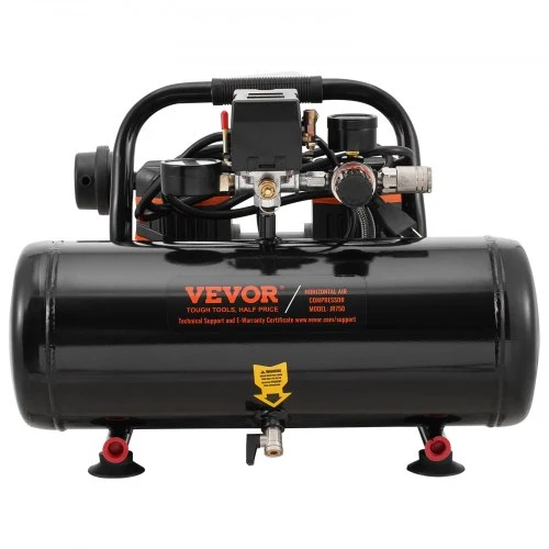 VEVOR Oro kompresorius, 8 l plieno bakas, 1HP, 860 W, 120 PSI, 81 dB, JR880-2GAL