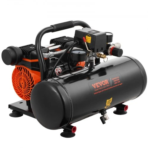 VEVOR Oro kompresorius, 8 l plieno bakas, 1HP, 860 W, 120 PSI, 81 dB, JR880-2GAL