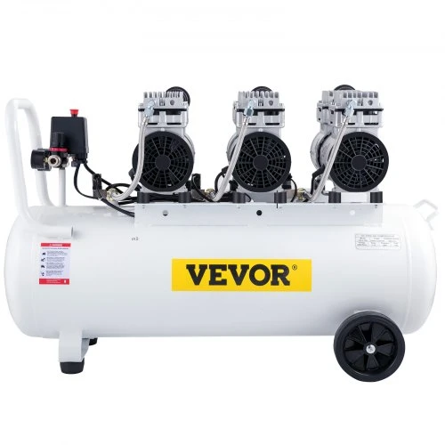 Koduva VEVOR oro kompresorius, 80 l, baltas, 2200 W, KYJ-5244
