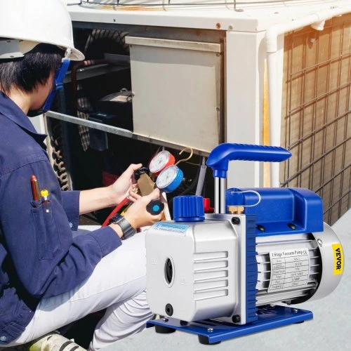 Koduva VEVOR oro kondicionavimo vakuuminis siurblys, 1 pakopos, 220 V, 1440 aps./min.