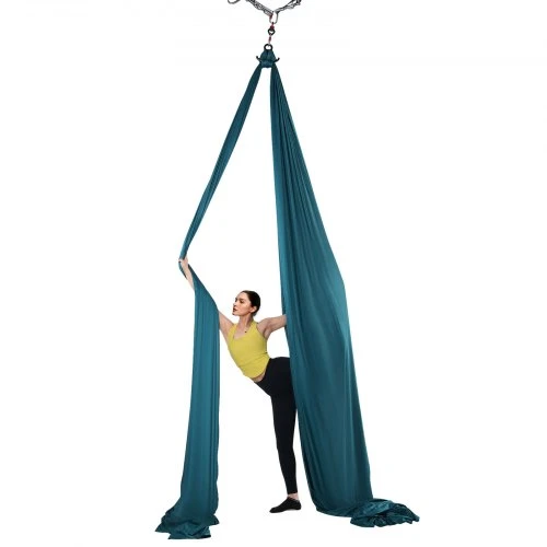 VEVOR Oro šilkas ir jogos supynės, 8 x 2,8 m, žalia