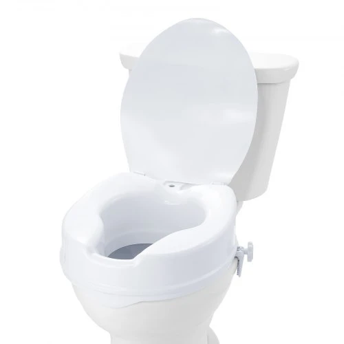 VEVOR Paaukštinta tualeto sėdynė, 10 cm, iki 136 kg, universali