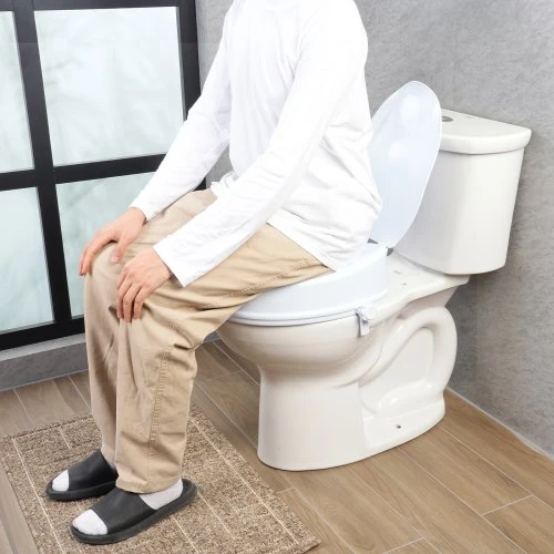 VEVOR Paaukštinta tualeto sėdynė, 10 cm, iki 136 kg, universali