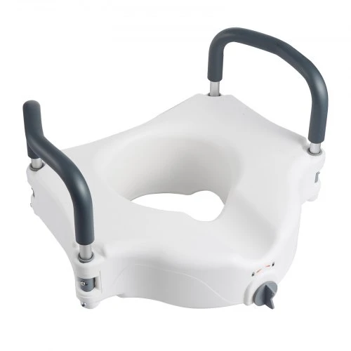 VEVOR Paaukštinta tualeto sėdynė su porankiais, 136,1kg, 127 mm, SC7060B